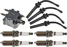 Tka06308 Trq Ignition Kit Coil Spark Plugs Wire Set For 01-10 Chrysler Pt Cruiser