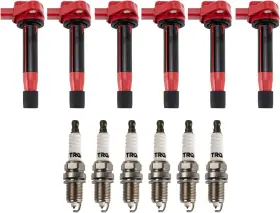 Tka19167 Trq Ignition Coil Spark Plug Kit 12pc Iridium Plugs For 99-08 Acura Tl