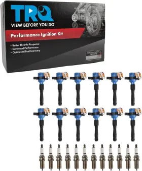 Tka20613 Trq Ignition Coil Spark Plug Kit 24pc For 99-02 Rolls-royce Silver Seraph