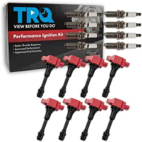 Tka39112 Trq Ignition Kit Coil Spark Plugs For 07-10 Infiniti Qx56 07-15 Nissan Armada
