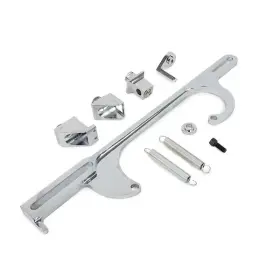 Jm3101bk Tsp Billet Throttle Bracket Holley 4150 4160 Carburetors Chrome