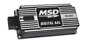 Msd-64253 Tukima Msd Digital 6al Ignition Control Box Black Part #msd-64253 11 000 Rpm Range
