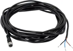 A16110400ux0340 Uxcell M8 Female Straight 3 Pins Connector Aviation Socket Electrical Black