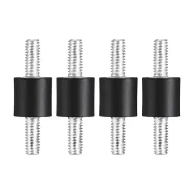 A18111000ux0004 Uxcell 10 X 10mm Rubber Mounts Vibration Isolators Shock M4x10mm 10x10mm