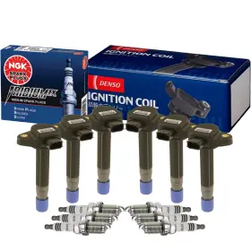 Bbnf-51464-4209982 Voltx Motors Denso 6 Cop Ignition Coils And Ngk Iridium Ix Spark Plugs Kit For Acura Honda V6
