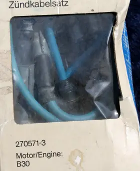 70571-3 Volvo 275659 Vintage Nos 240 Series Blue B30 Ignition Wires /