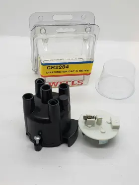 Cr2204 Wells Distributor Cap And Rotor Kit Nos