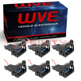 C393 Wve 32-8 6 Pc Wells Ignition Coil Connectors For 1993-1995 Alfa Romeo 164 3.0l V6 Yh