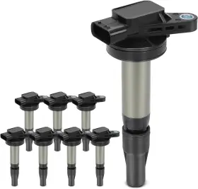 Yhtic-0208 Yhtauto Set Of 8 Ignition Coil Packs Replacement For Jaguar S-type Super