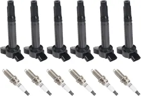 Mfuf-487 Zyfzzds Uf487 Set Of 6 Ignition Coil Pack And Spark Plugs Fit For Toyota Avalon Camry