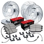 For Volkswagen Touareg 08-09 Brake Kit Drilled & Slotted Front Rear. Fixed Price $651.95.