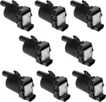 Set Of Round Ignition Coil Pack For V8 5.3 6.0 Chevy Silverado 1500 2500.... Fixed Price $131.14.