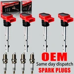 4X Oem Ignition Coil & Iridium Spark Plugs For Audi A4 A5 Golf Jetta Gti 2.0L. Fixed Price $45.88.
