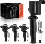 Set Of 4 Ignition Coil Pack Iridium Spark Plugs Ford Escape Fusion C-max. Fixed Price $74.99.