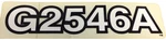 New Oem Kubota Tractor Decal #118 Model "G2546A" 70060-01429. Fixed Price $12.00.