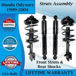 Monroe Oem Front Strut & Rear Shock For 1999-2004 Honda Odyssey 10YR Warranty. Fixed Price $409.39.