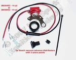 Electronic Ignition Conversion: 6-CYL Bosch W/ 2-PC, Right-pivot Points 3BOS6V2. Fixed Price $99.95.