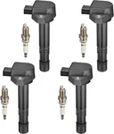 Bdfhyk Ignition Coil Pack UF400 And Iridium Spark Plug ZFR6FGP Compatible Wit.... Fixed Price $80.84.