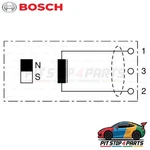 Bosch 0261210104 Crankshaft Sensor Fits Porsche 911 1972-1979 158714 7766252. Fixed Price $43.71.
