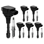 Ignition Coil & Spark Plugs Set Of 6 Compatible With Nissan Murano ... Fast Ship. Fixed Price $100.99.