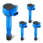 Blue Set Of 4 Ignition Coil Pack 3.5L Compatible With 2001-2005 Honda Civic 1.... Fixed Price $79.28.