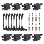 Ena Of 8 Ignition Coil With Platinum Spark Plug And Wire Set.... Fixed Price $240.59.