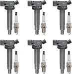 Vplus Set Of Ignition Coils Pack UF267 & Spark Plugs Platinum 4504 90919-01210. Fixed Price $39.95.