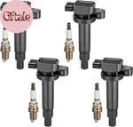 Ignition Coil Pack UF316 And Iridium Spark Plug 7090 Compatible With Toyota Priu. Fixed Price $93.46.