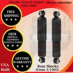 Monroe Oem Rear Shocks 1995-2007 Chrysler Town & Country Lifetime Warranty. Fixed Price $95.01.