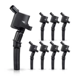 Ena Set Of 8 Curved Boot Ignition Coil Pack Compatible With Ford Lincoln Merc.... Fixed Price $64.57.