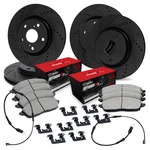 For Volkswagen Touareg 08-09 Brake Kit Drilled & Slotted Front Rear. Fixed Price $778.85.