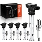 A-premium Set Of 5 Ignition Coil Pack And Iridium Spark Plugs Compa... Fast Ship. Fixed Price $113.99.