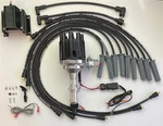 Small Cap Pontiac 389 400 455 Female Hei Distributor + 8.5MM Wires Black Coil. Fixed Price $233.95.