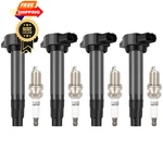 Eccpp UF589 4 Ignition Coils With Iridium Spark Plugs For Standard. Fixed Price $95.98.
