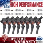 Carbole Pack Spark Plugs SP413 Ignition Coils DG508 Ford F-150 Mustang. Fixed Price $65.95.