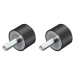 Uxcell M8 Thread Rubber Mountsvibration Isolatorscylindrical Shock Absorber W.... Fixed Price $13.86.