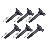 6PCS Ignition Coil + Spark Plugs For Lexus Toyota 3.3L V6 2004-2008 90080-19025. Fixed Price $65.52.