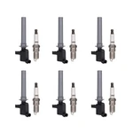 Set Of 6 Ignition Coil Pack Spark Plugs For 3.0L 2001 2002 2003 200... Fast Ship. Fixed Price $81.51.