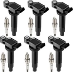 6-PACK Ignition Coil UF267 Iridium Spark Plug 4504 For Lexus Toyota 3.0L 3.3L V6. Fixed Price $118.95.