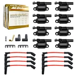Mas Set Of Ignition Coils Pack & Platinum Spark UF413X8+ACD6X8+WIRE9059C. Fixed Price $287.48.