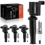 Set Of 4 Ignition Coil Pack And Iridium Spark Plugs Compatible With Ford. Fixed Price $95.00.