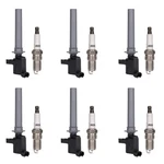 Set Of 6 Ignition Coil Pack Spark Plugs For 3.0L 2001 2002 2003 2004 2005.... Fixed Price $86.90.