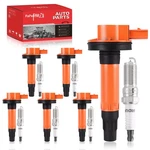 Papaparts Set Of Ignition Coil Pack UF553 And Iridium 2.5L 3.5L 3.7L V6. Fixed Price $55.57.