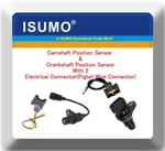 2 Camshaft & Crankshaft Position Sensor W/connectors Fits:dodge Hyundai Kia 1.6L. Fixed Price $36.82.