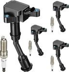 Set Of 4 UF735 Ignition Coil Pack And SP539 Spark Plugs Compatible With Ford. Fixed Price $152.86.