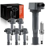 A-premium Set Of 6 Ignition Coil Pack And Iridium Spark Plugs Compatible With Ho. Fixed Price $164.49.