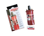 Filled Red Ignition Coil Blaster Canister Round 45,000 V Msd 8202. Fixed Price $57.95.