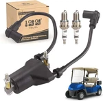 10L0L Golf Cart Ezgo Dual Ignition Coil With Spark Plugs For 4-CYCLE 1991-2. Fixed Price $35.48.