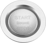 Autohaux Engine Start Stop Button Cover Kit Click Push Silver. Fixed Price $17.98.