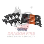 Dragon Fire Ignition Coils Plugs 15MM Red Wires For Chevy Silverado 5.3L 6.2L V8. Fixed Price $449.95.